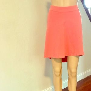 Asymmetrical Coral Mini/Midi Skirt